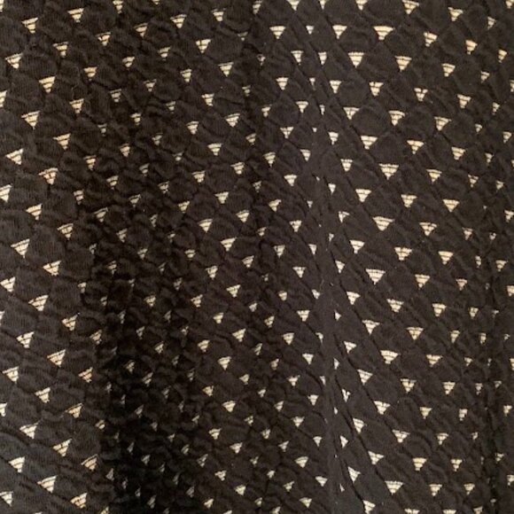 Lands' End Textured Dress - Black and White - Size S (6-8) - Picture 8 of 9